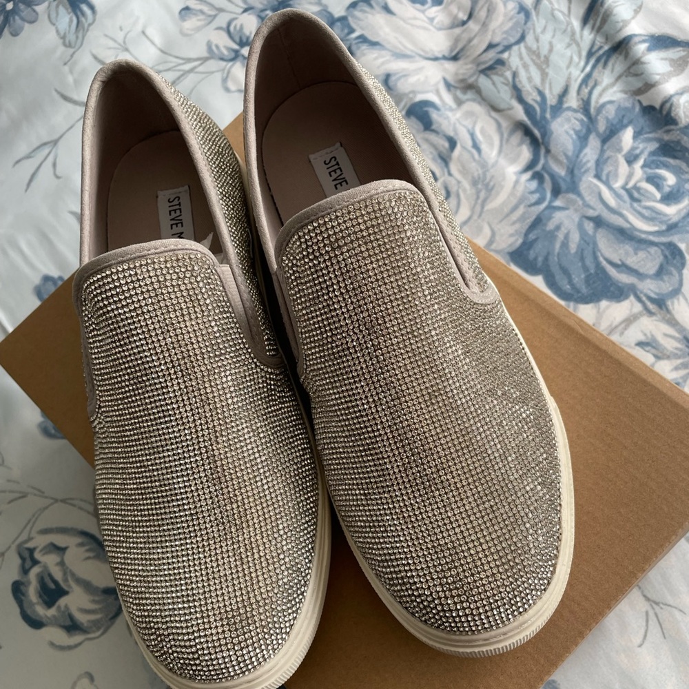 Steve Madden Coulter-R Rhinestone Sneakers
